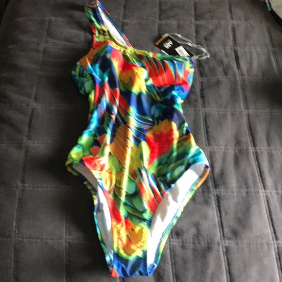 ABS Allen Schwartz NWT bathing suit one piece - Picture 2 of 5